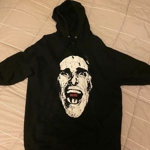 Black graphic hoodie